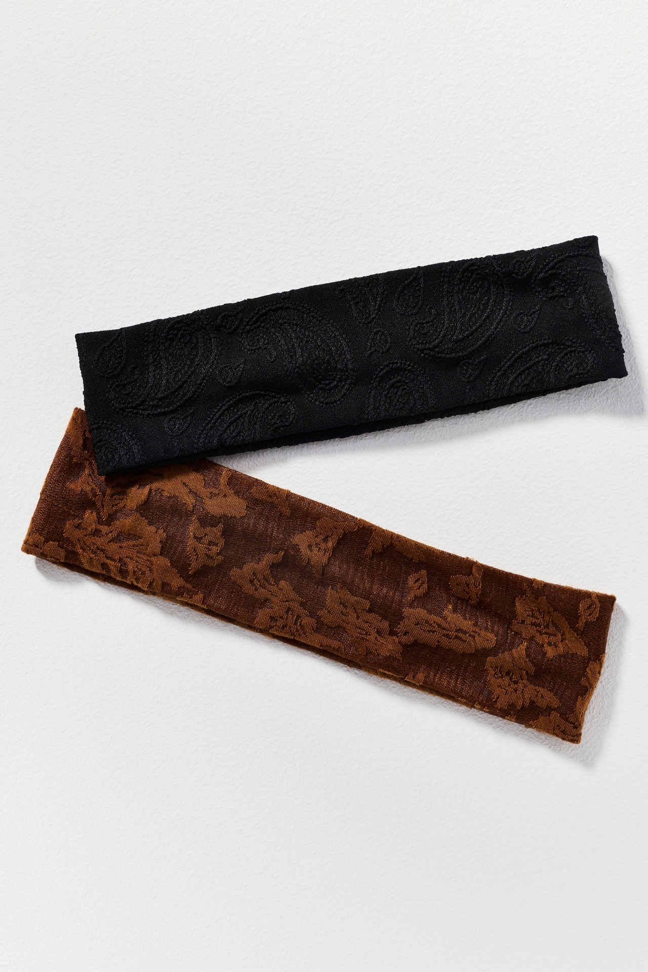 Soft Floral Headbands, Set of 2