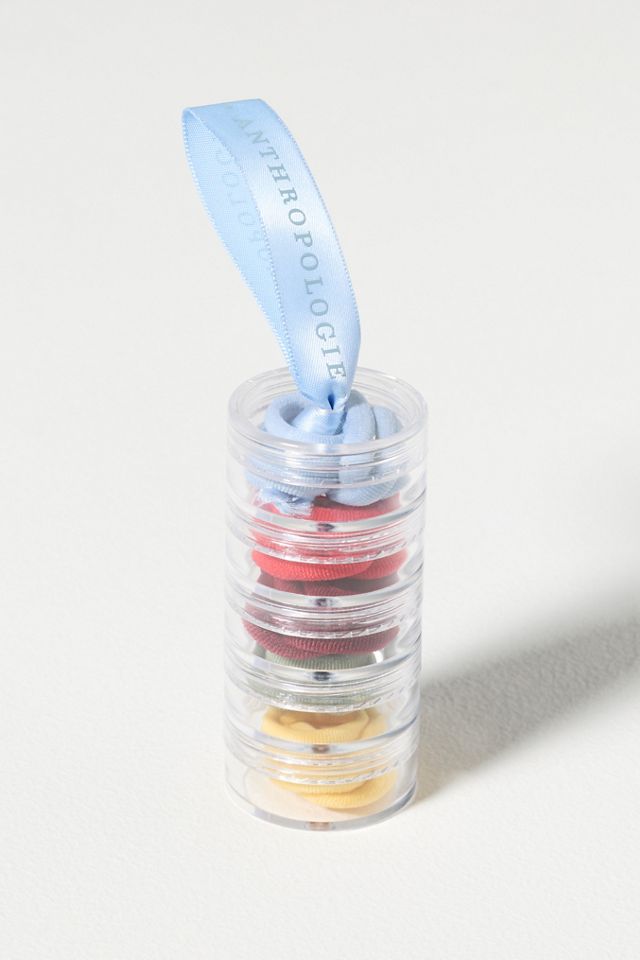 By Anthropologie Hair Tie Canister Set #1