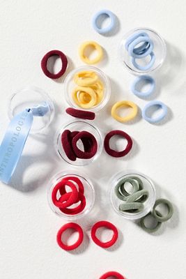 By Anthropologie Hair Tie Canister Set