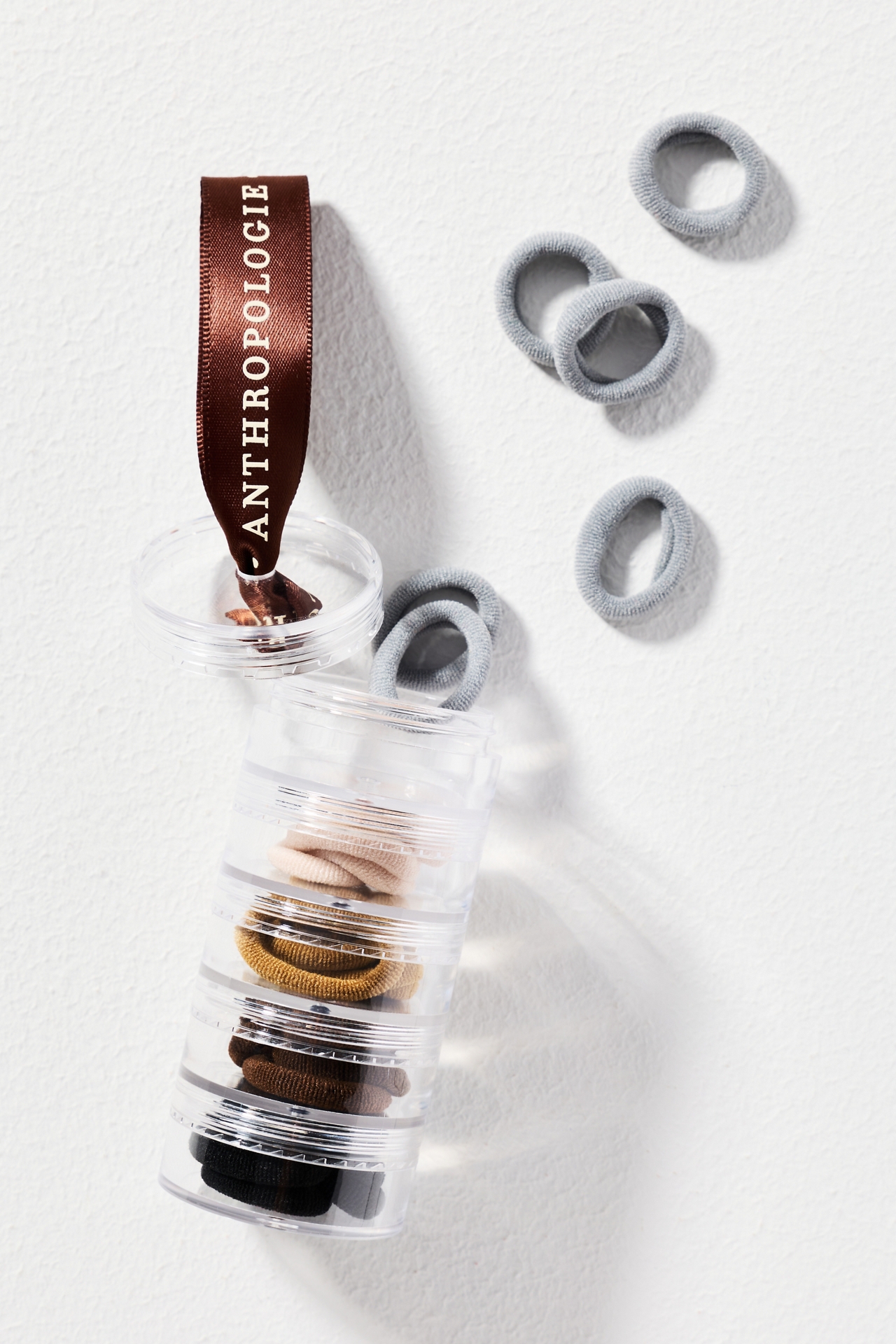 By Anthropologie Hair Tie Canister Set