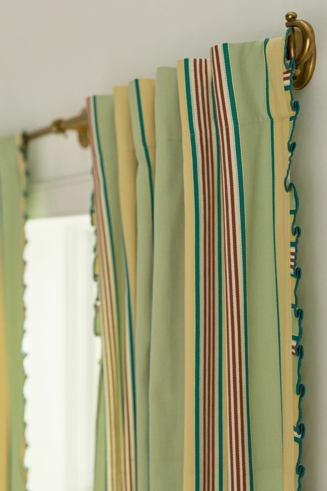 Juliette Yarn-Dyed Cotton Striped Curtain #1
