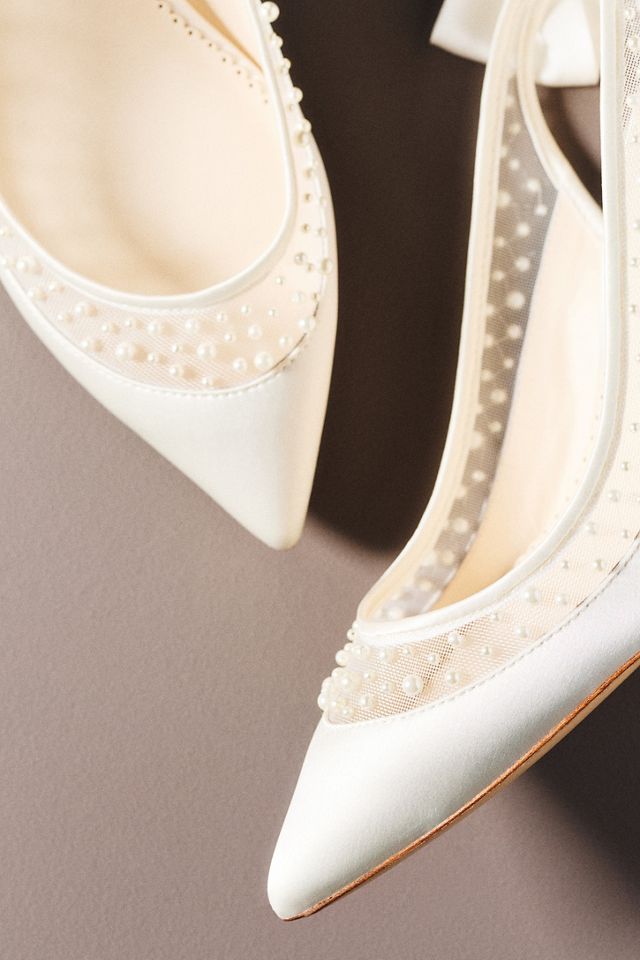Bella Belle Georgie Pearl Slingback Heels #1