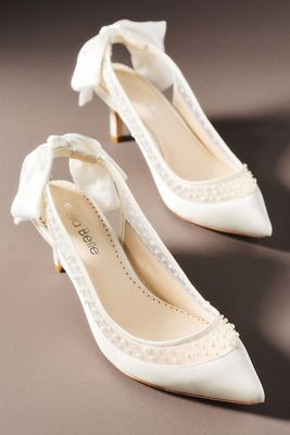 Bella Belle Georgie Pearl Slingback Heels