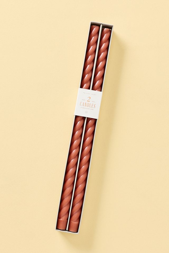 Floral Society 18" Twisted Tapers, Set of 2 #1