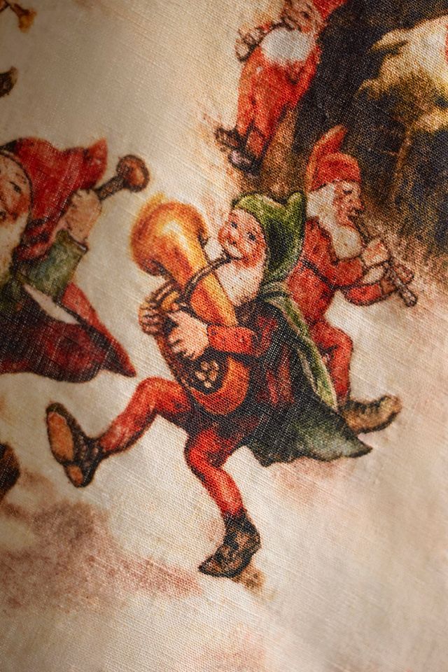 Christmas Gnomes Dish Towel #1