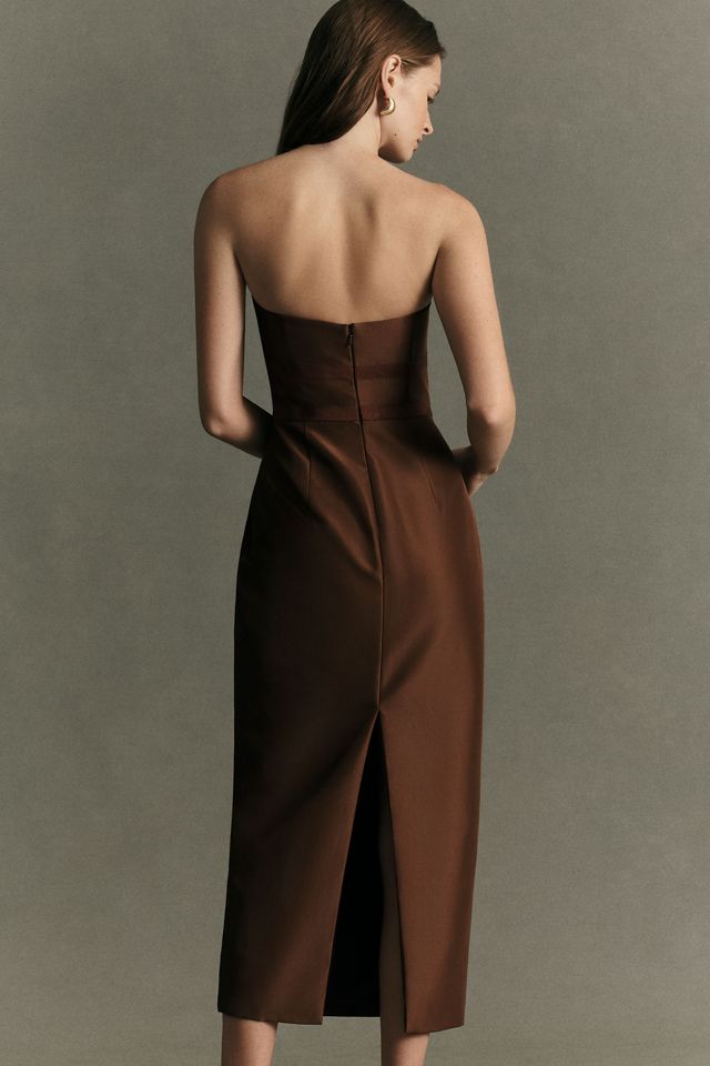 Katie May Liza Strapless Midi Dress #2