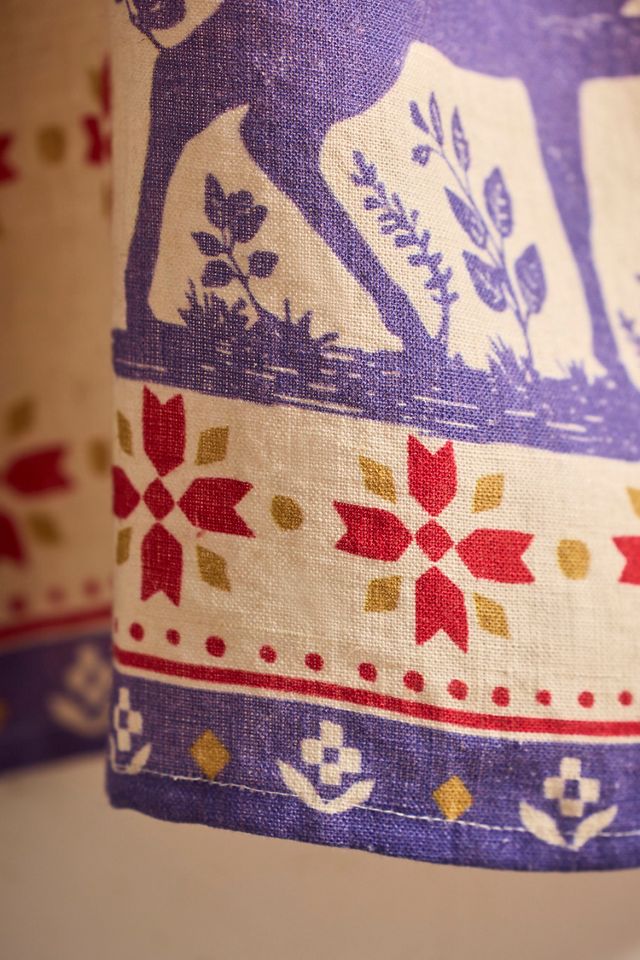 Blue Stag Dish Towel #1