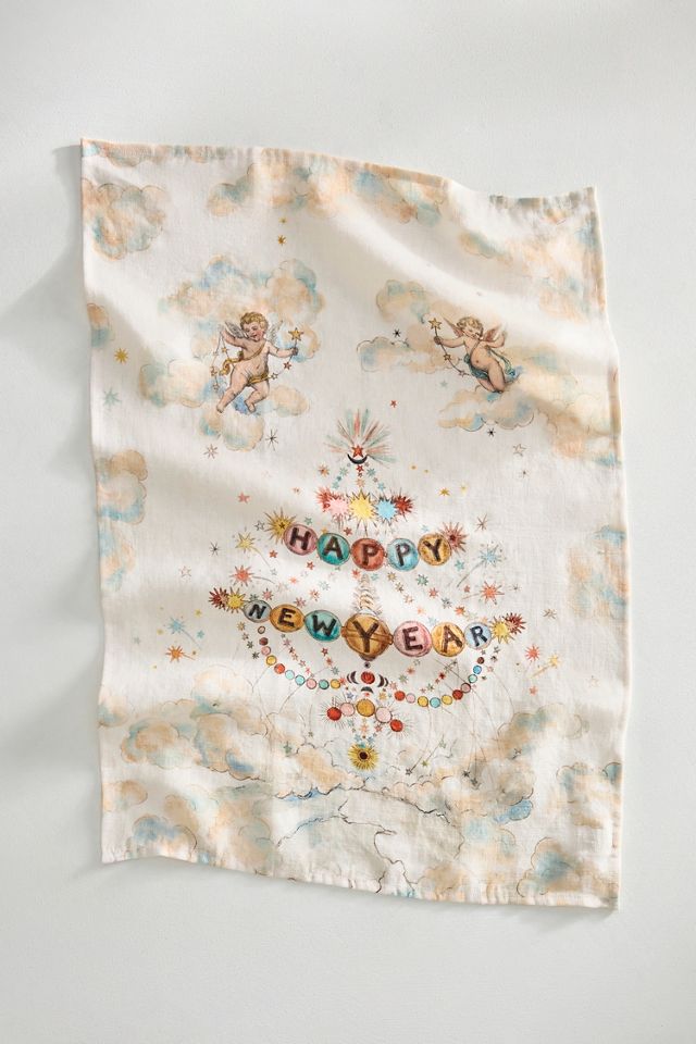 Happy New Year Dish Towel #2