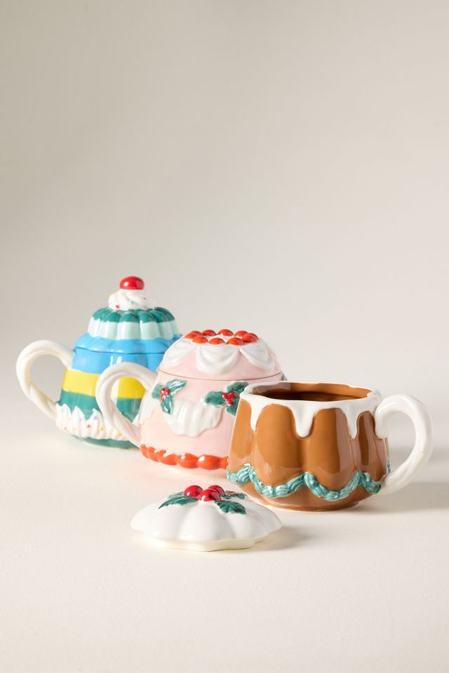 Patisserie Stoneware Lidded Mug #2