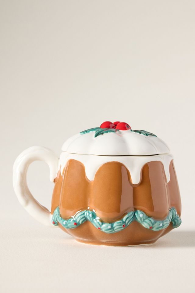 Patisserie Stoneware Lidded Mug #1