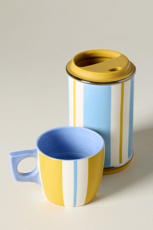 Paulinette Stoneware Demi Sipper & Mug Set #3
