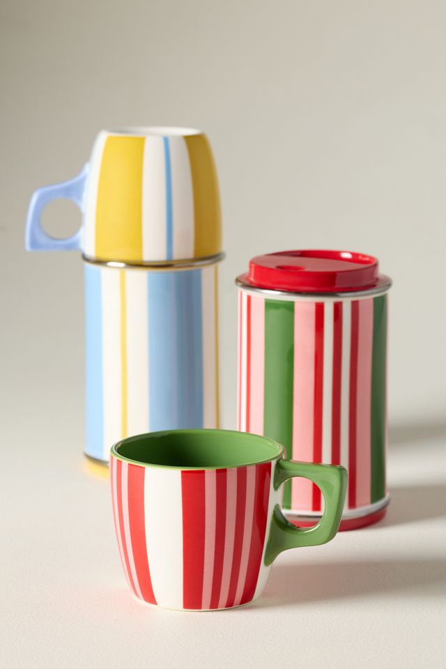 Paulinette Stoneware Demi Sipper & Mug Set #5