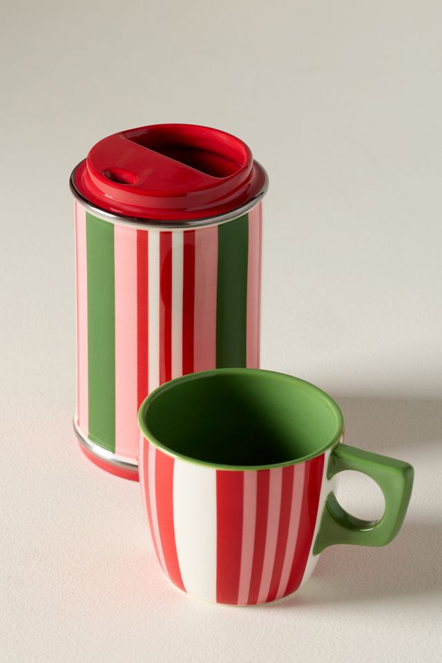 Paulinette Stoneware Demi Sipper & Mug Set #1