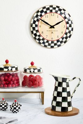 MacKenzie-Childs Check Wall Clock