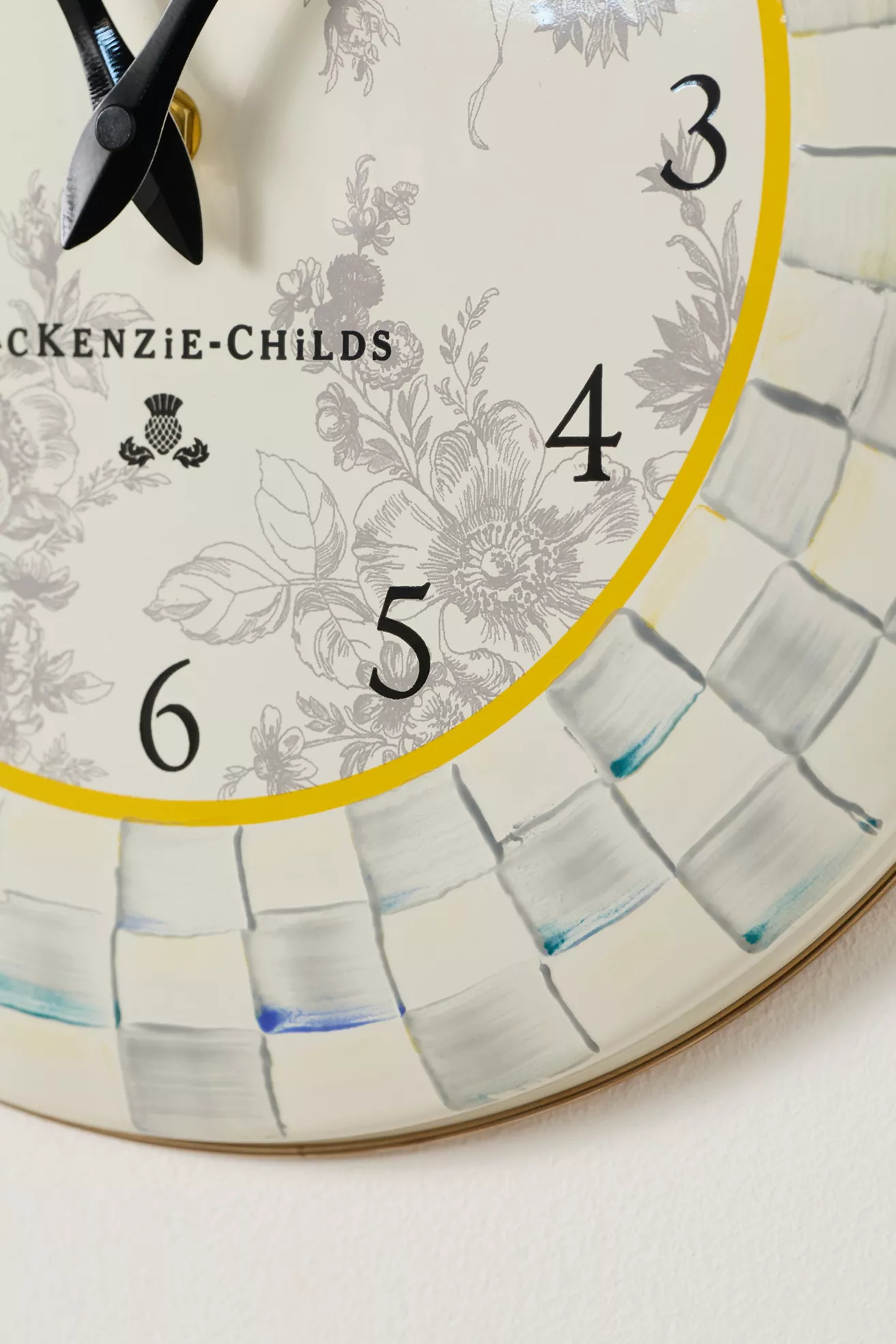 MacKenzie-Childs Check Wall Clock - thumbnail 3