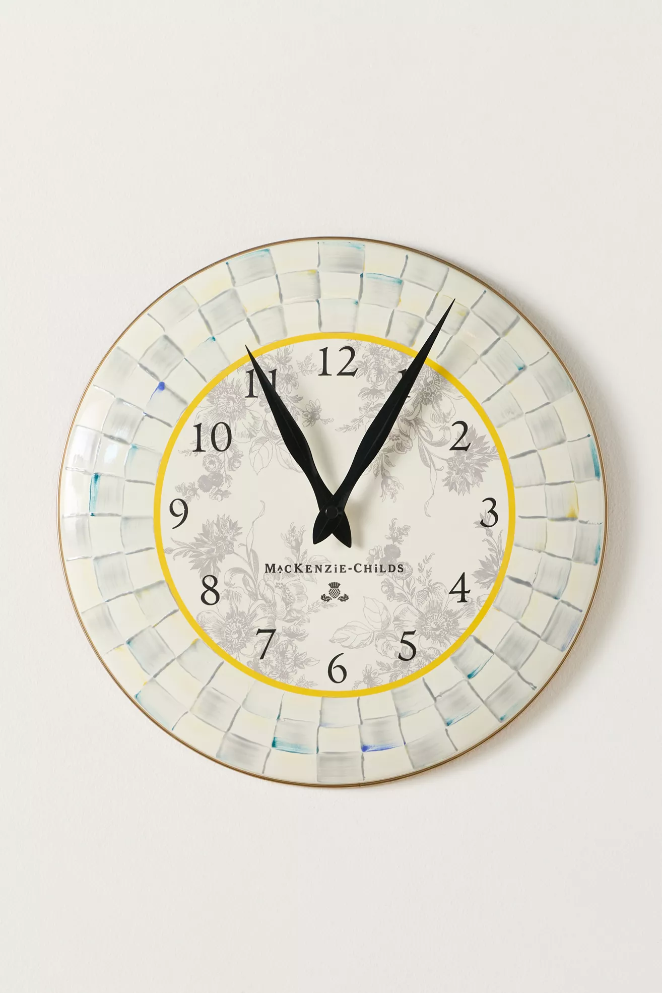 MacKenzie-Childs Check Wall Clock - thumbnail 2