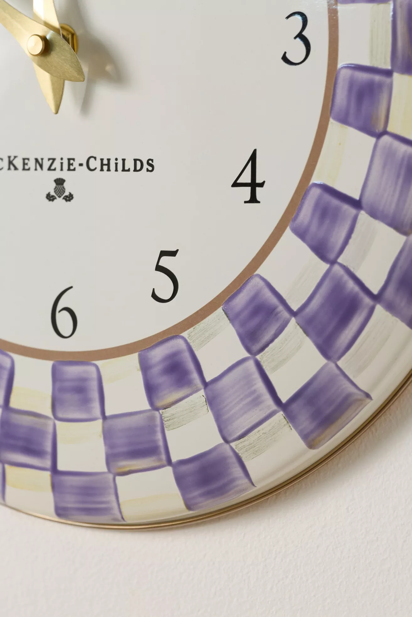 MacKenzie-Childs Check Wall Clock - thumbnail 6