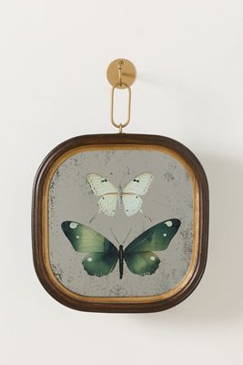 Frame Antique Butterfly Wall Decor