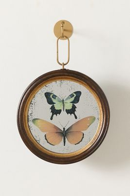 Frame Antique Butterfly Wall Decor