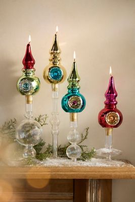 Vintage Tree Topper Candle