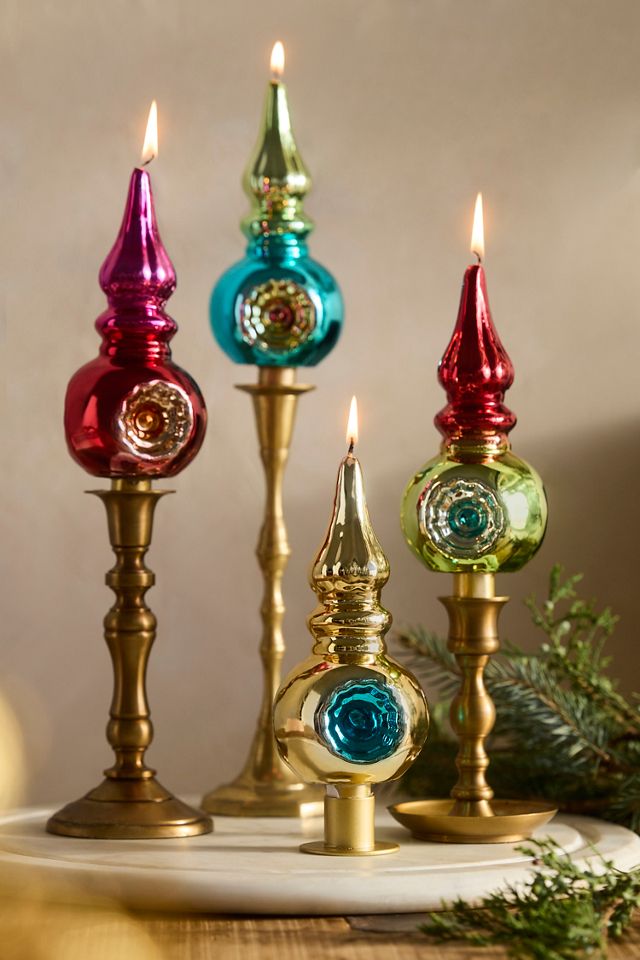Vintage Tree Topper Candle #6