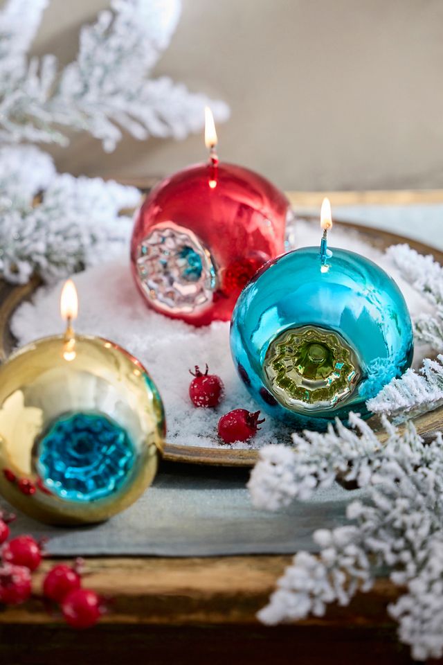 Vintage Ornament Candle #1