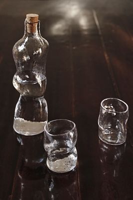 Ferm Living Dimpled Glasses, Set of 2