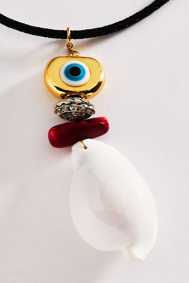 Timeless Pearly Corded Necklace #1