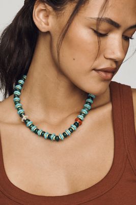 By Anthropologie Beaded Preppy Necklace