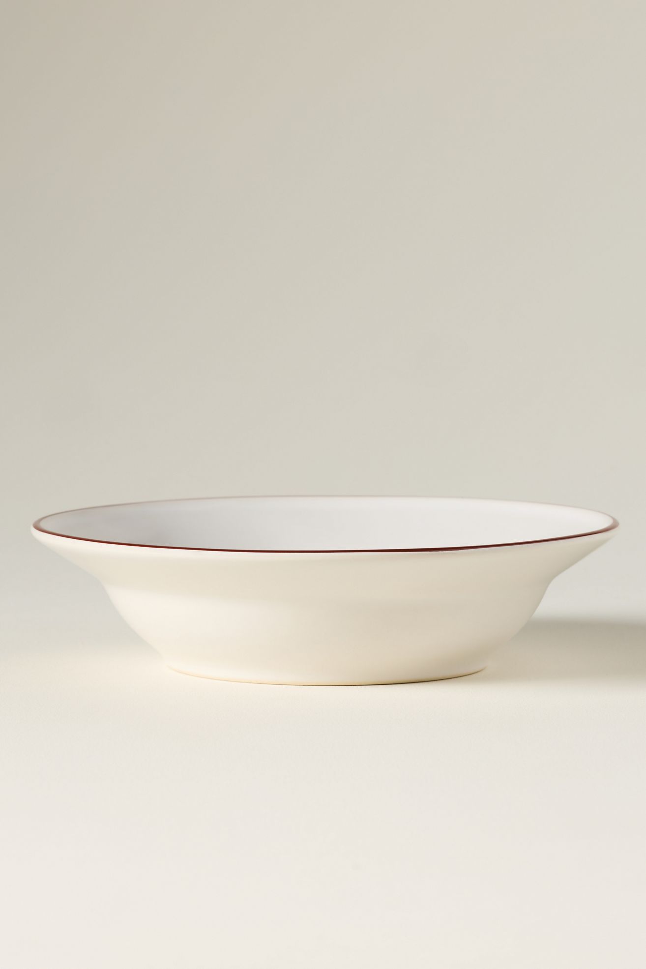 Costa Nova Beja Stoneware Soup/Pasta Plate, Set of 4 - Red, Set Of 4