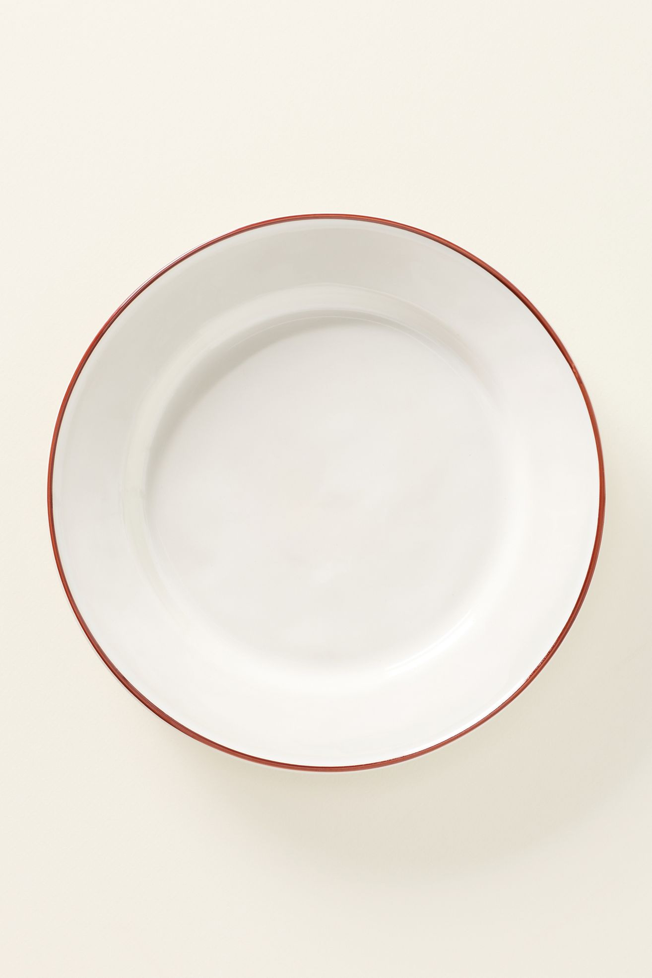 Costa Nova Beja Stoneware Dinner Plates, Set of 4 - Red, Set Of 4