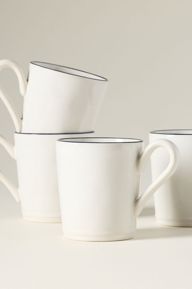 Costa Nova Beja Stoneware Mugs, Set of 4 #1
