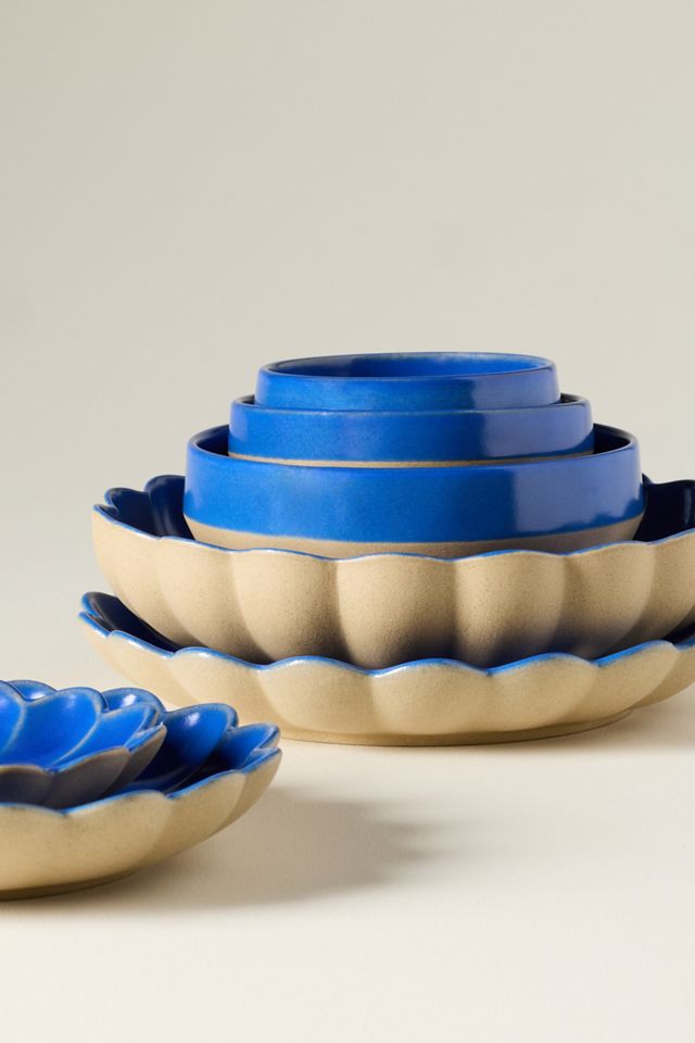 Costa Nova Marrakesh Stoneware Small Appetizer Plates, Set of 4 #2