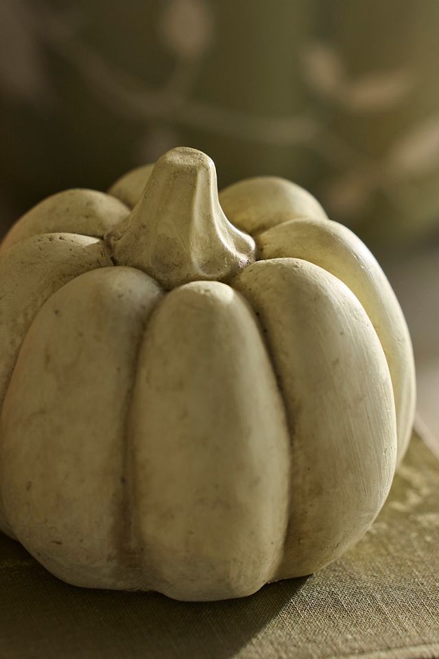 Cement Pumpkin #1