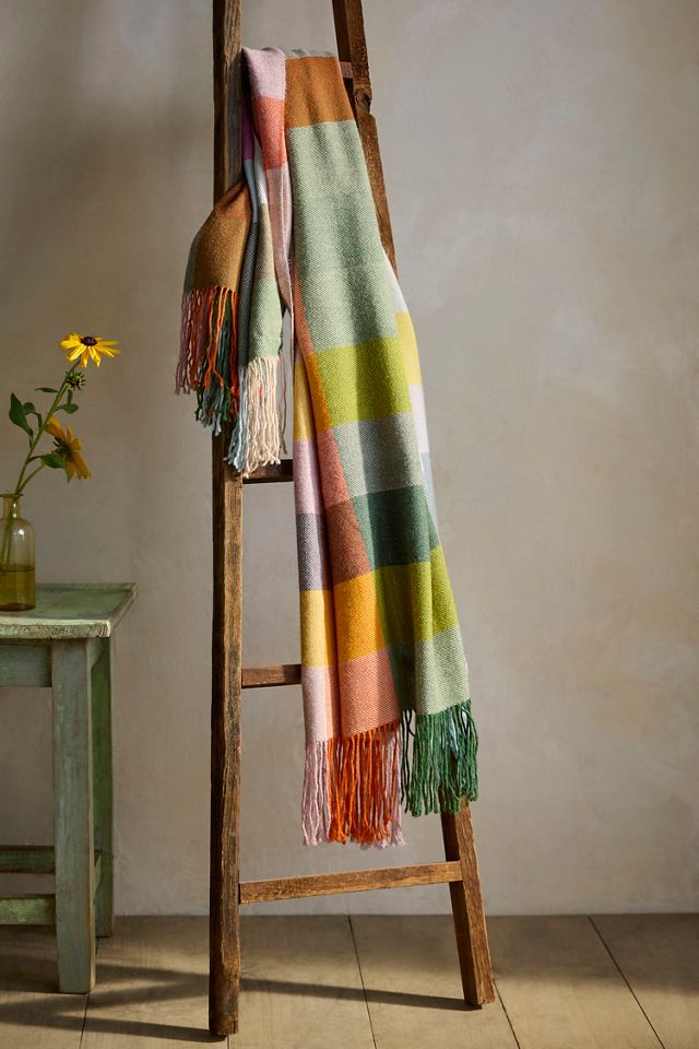 Autumn Plaid Alpaca Throw #2