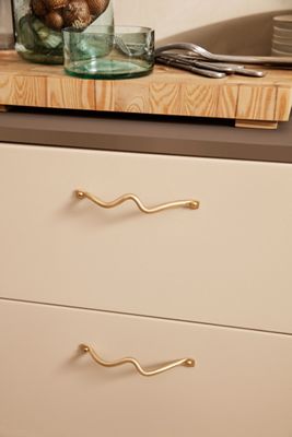 Curvature Brass Handle