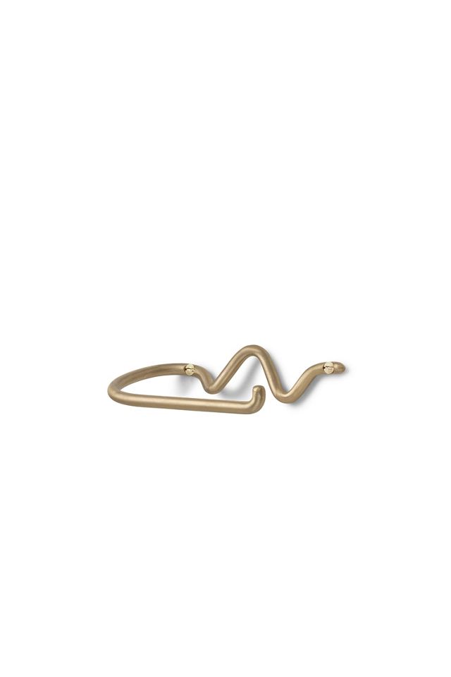 Curvature Brass Toilet Paper Holder #1