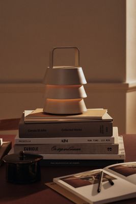 Ferm Living Luver Stacked Portable Rechargeable Lamp