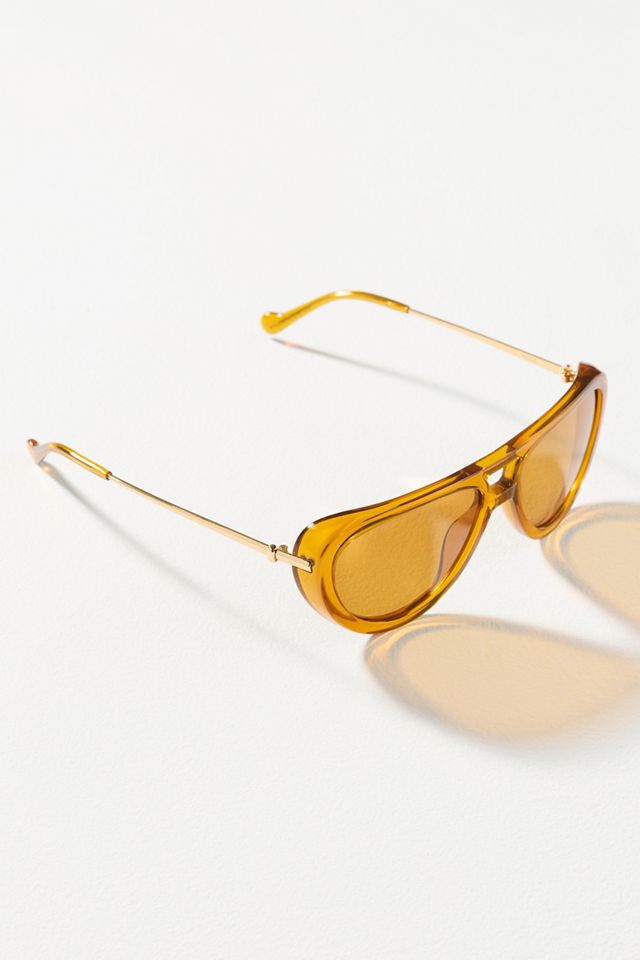 Eleventh Hour Wrapped Aviator Sunglasses #1