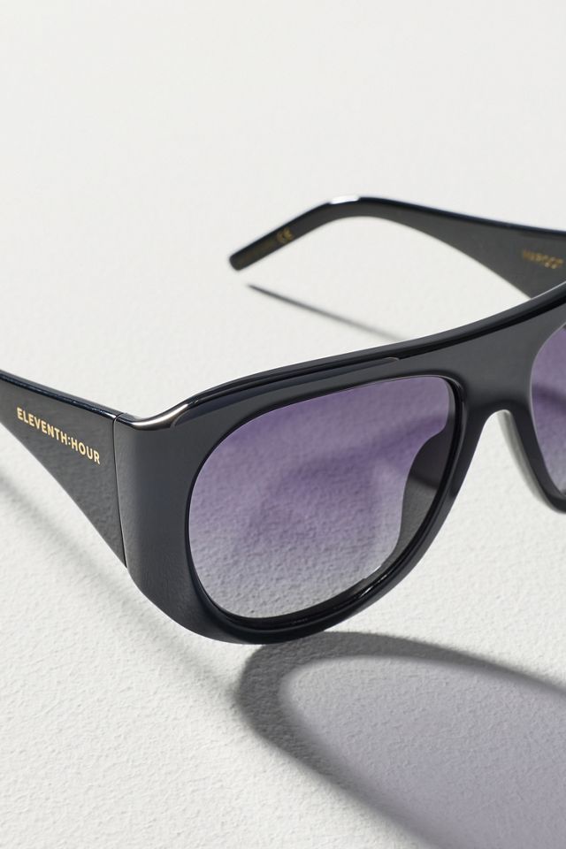 Eleventh Hour Oversized Aviator Sunglasses #2