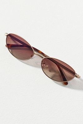 Eleventh Hour Oval Metal Frame Sunglasses