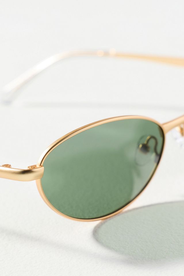 Eleventh Hour Oval Metal Frame Sunglasses #2