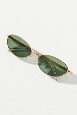Eleventh Hour Oval Metal Frame Sunglasses