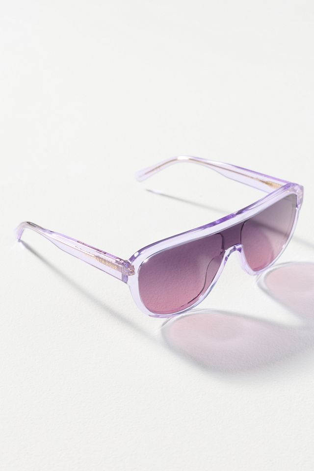 Eleventh Hour Translucent Aviator Sunglasses #1