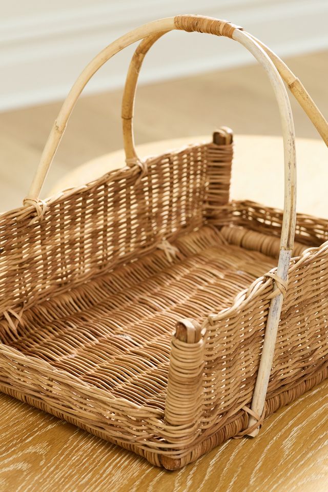 Rattan Hanging Basket #1