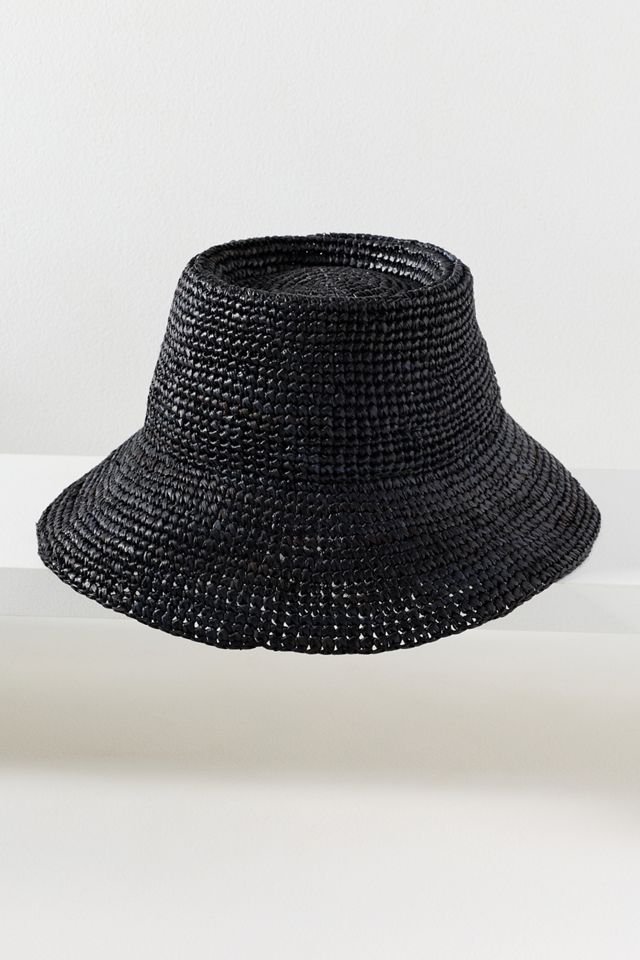 Wyeth Tali Raffia Bucket Hat #1