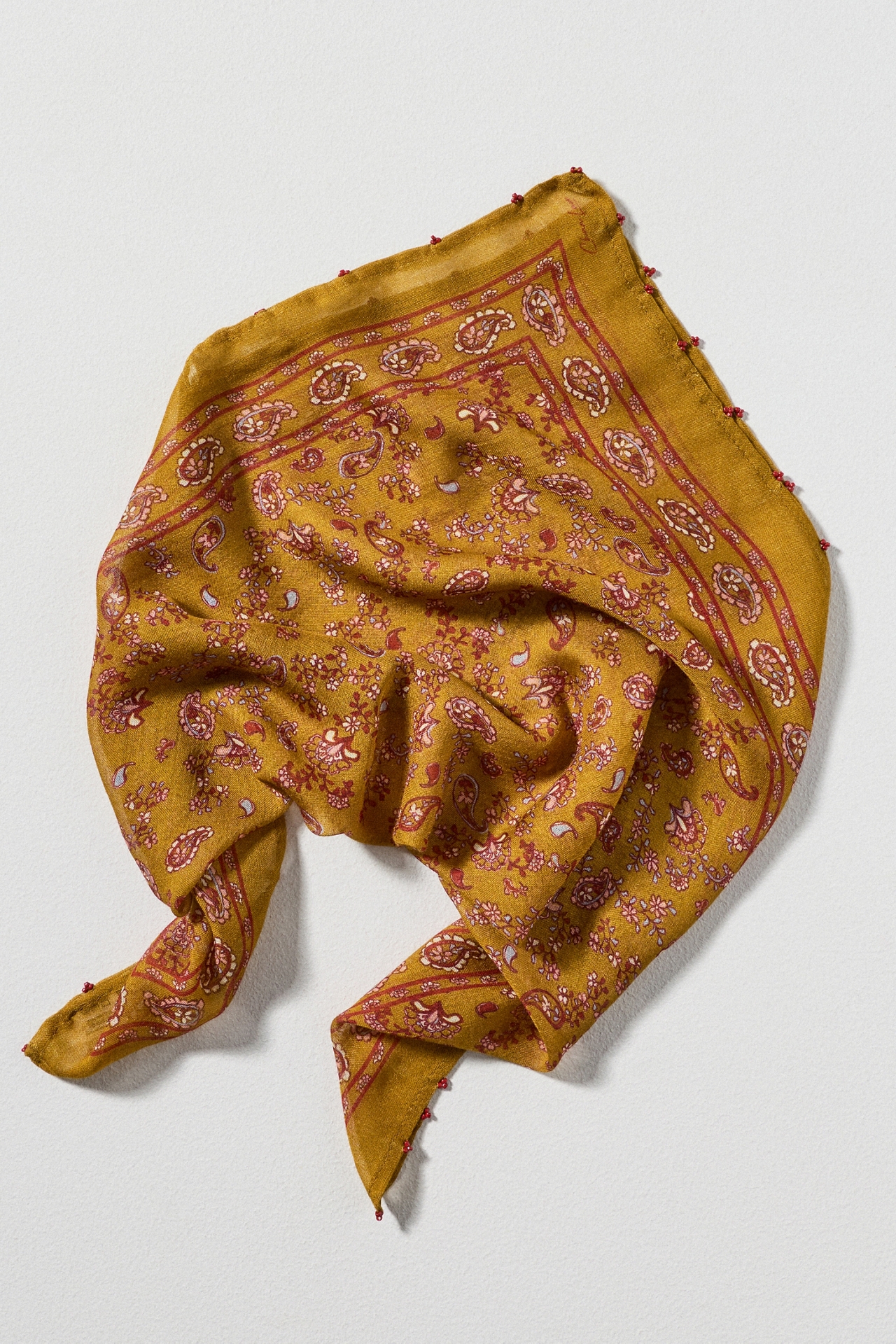 Chan Luu Paisley Beaded Bandana