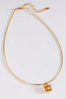 Gemstone Pendant Collar Necklace