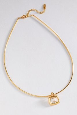 Gemstone Pendant Collar Necklace