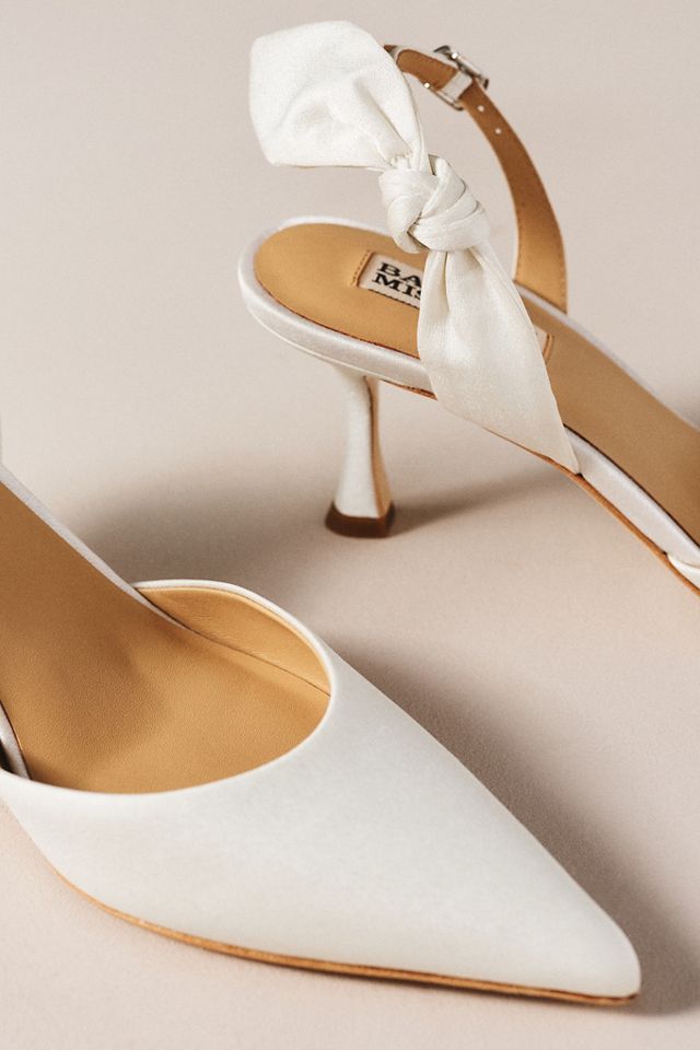 Badgley Mischka Yuan Bow Slingback Pumps #1